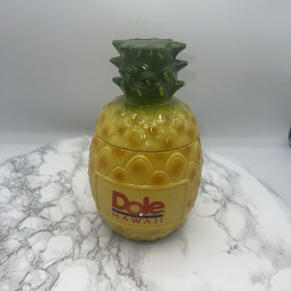 DOLE HAWAII Pineapple Coin Piggy Bank Cup - Picture 1 of 5